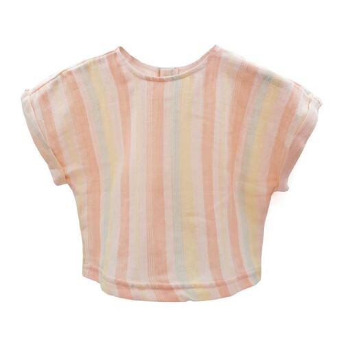 Maximo Musselin KA-Bluse 49007-140500 Fb.19 muschelrosa-streifen