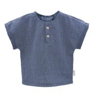 Maximo Musselin KA-Hemd 49007-140400 Fb. 40 navy gestreift