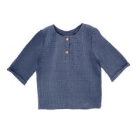 Maximo Musselin 3/4 Arm Hemd 59007-144900 Fb.40 navy...