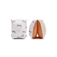 Swim Essentials Schwimmflügel Leopard Creme/Beige