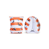 Swim Essentials Schwimmflügel Whale Ocean Stripes...