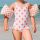 Swim Essentials Schwimmflügel Flower Hearts Weiß-Herz-Blumen