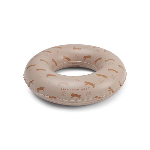 Swim Essentials Schwimmring Leopard Braun 55cm