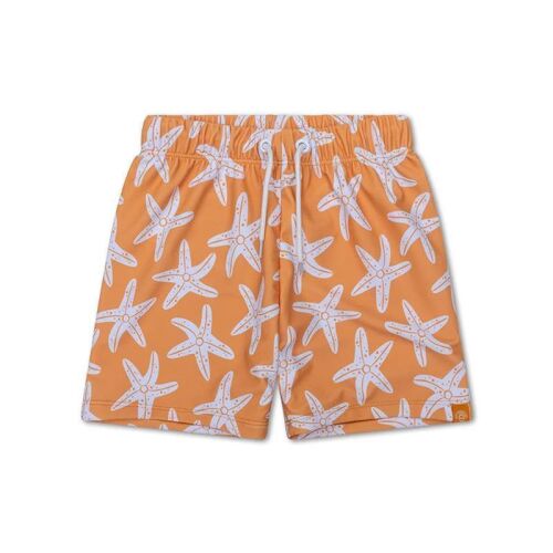Swim Essentials Badeshort Sea Star Beige-Seesterne weiß