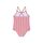 Swim Essentials Badeanzug Leopard gestreift Rosa/weiß