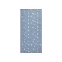 Swim Essentials Mikrofaser Badetuch Daisy Flower 135x65cm blau/rosa