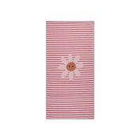 Swim Essentials Mikrofaser Badetuch Daisy Flower 135x65cm blau/rosa