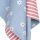 Swim Essentials Mikrofaser Badetuch Daisy Flower 135x65cm blau/rosa