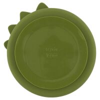 Trixie Silikon-3-Fach-Tellerr mit Saugnapf 96-439 Mr. Dino