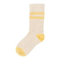 Minipop Bambus Socken MP13 Off White/Yellow Sun...