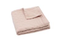 Jollein Musselin Decke 75 x 100cm Jacquard Wild Rose