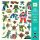 Djeco Metallic Sticker Roboter 160 St türkis