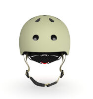 Scoot&Ride Helm mit LED-Licht olive XXS-S (45-51)
