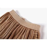 Someone Plisseerock Cheval-SG-41-F beige/gold