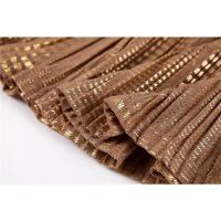 Someone Plisseerock Cheval-SG-41-F beige/gold