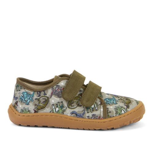 Froddo Hausschuhe Barefoot Canvas G1700422-3 Dinos olive