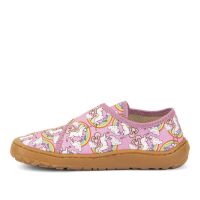 Froddo Hausschuhe Barefoot Slippers G1700421-4 Einhörner white/pink