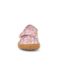 Froddo Hausschuhe Barefoot Slippers G1700421-4 Einhörner white/pink