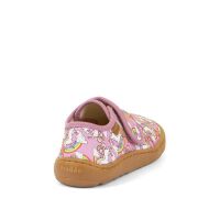 Froddo Hausschuhe Barefoot Slippers G1700421-4 Einhörner white/pink