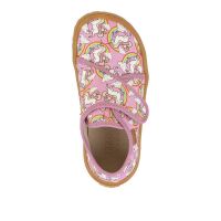 Froddo Hausschuhe Barefoot Slippers G1700421-4 Einhörner white/pink