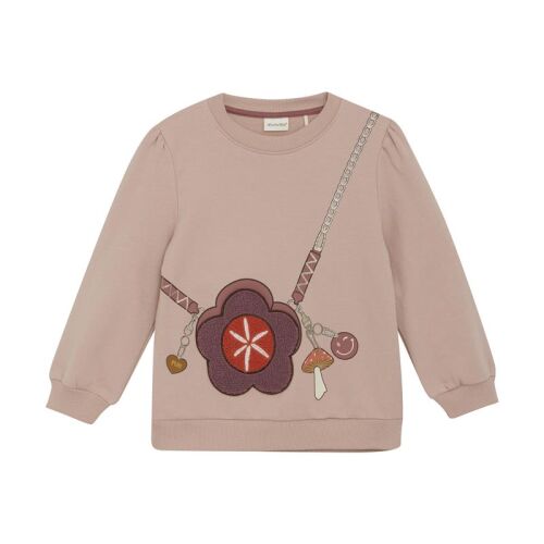 Minymo Sweatshirt 124046 Fb.5240 Blumentasche misty rose