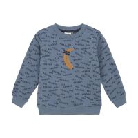 Minymo Langarm-Sweater 134013 Fb.7337 Bad Banana Blau