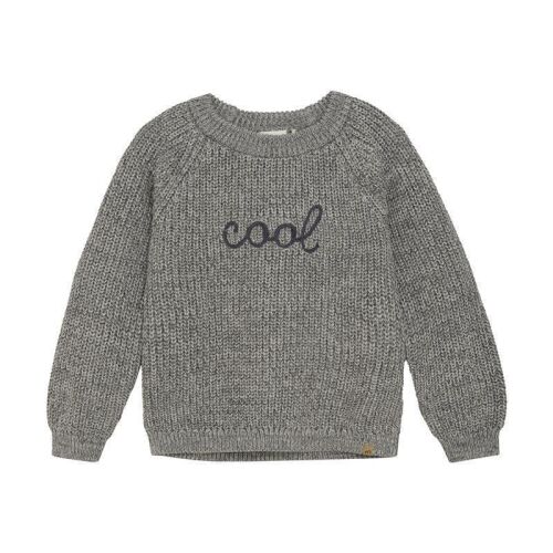Minymo Strickpullover Cool 134040 Fb.1403 Grau melliert