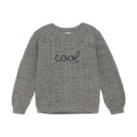 Minymo Strickpullover Cool 134040 Fb.1403 Grau melliert