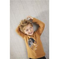 Minymo Langarm-Shirt 134032 Fb.2200 Affe Orange-Ocker