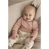 Minymo Langarm-Body 114052 Fb.5240 Pastellrosa Ripp