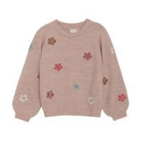 Minymo Pullover 124047 Fb. 5240 bunte Blümchen Rosa