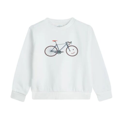 Mini Rebels Sweater Biking-SB-16-H Fahrrad Dark Ecru/Weiß