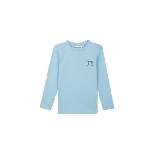 Someone Langarm Shirt Gameover-SB-03-E Light Blue