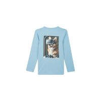 Someone Langarm Shirt Gameover-SB-03-E Light Blue