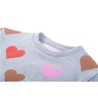 Someone Sweater Fauve-SG-16-A Grey Melange mit bunten Herzen