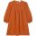 Danamade Langarm Muselin-Kleid DFRANKA - D3125-048 Kupferbraun