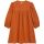 Danamade Langarm Muselin-Kleid DFRANKA - D3125-048 Kupferbraun