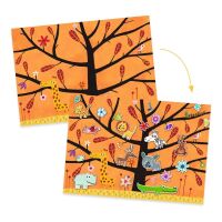Djeco Basteln Tiere auf dem Baum