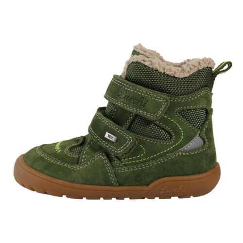 Lurchi Barfuß-Winterschuh Juppy mit Tex - 84L0013019 Moss Green