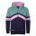 Trollkids Sweatjacke Flekkefjord 766-135 - Türkis/Violett/Rosa