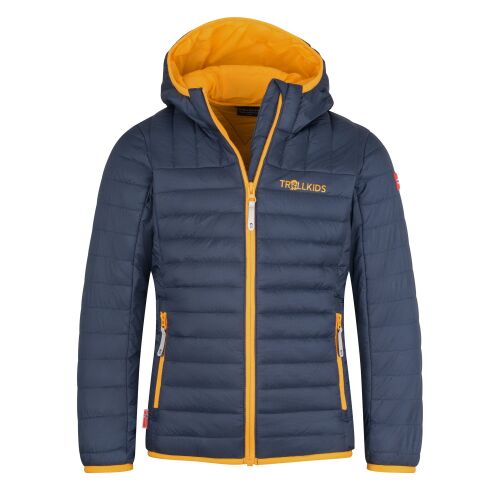 Trollkids Steppjacke Eikefjord 463-195 - Dunkelblau/Orange