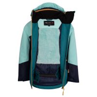 Trollkids Ski-Winterjacke Rauland 554-333 - Dunkelblau/Hellblau/Mango