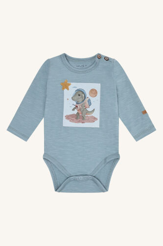 Hust & Claire Langarm-Body Buster Astro Dino 31197-3140 blau