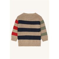 Hust & Claire Strick-Pullover Pilou Knit Stripes 31189-3554 Beige/Gestreift