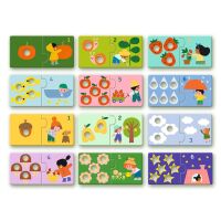 Djeco Puzzle duo Erstes Zählen grün 8272