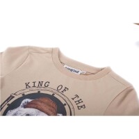Someone Langarm Shirt Beaufort-SB-03-E - Beige mit Eisbär