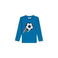 Someone Langarm Shirt Kylian-SB-03-H Blau mit Pailletten...