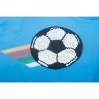 Someone Langarm Shirt Kylian-SB-03-H Blau mit Pailletten...