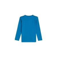 Someone Langarm Shirt Kylian-SB-03-H Blau mit Pailletten Fußball