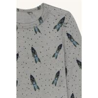 Hust & Claire Langarm-Body Bocel Rocket 38363-4440 Khaki mit Raketen